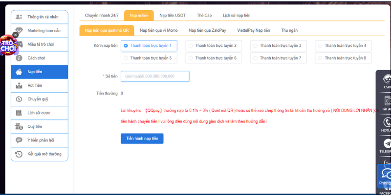 Các giao dịch được hỗ trợ nhanh chóng và dễ dàng
